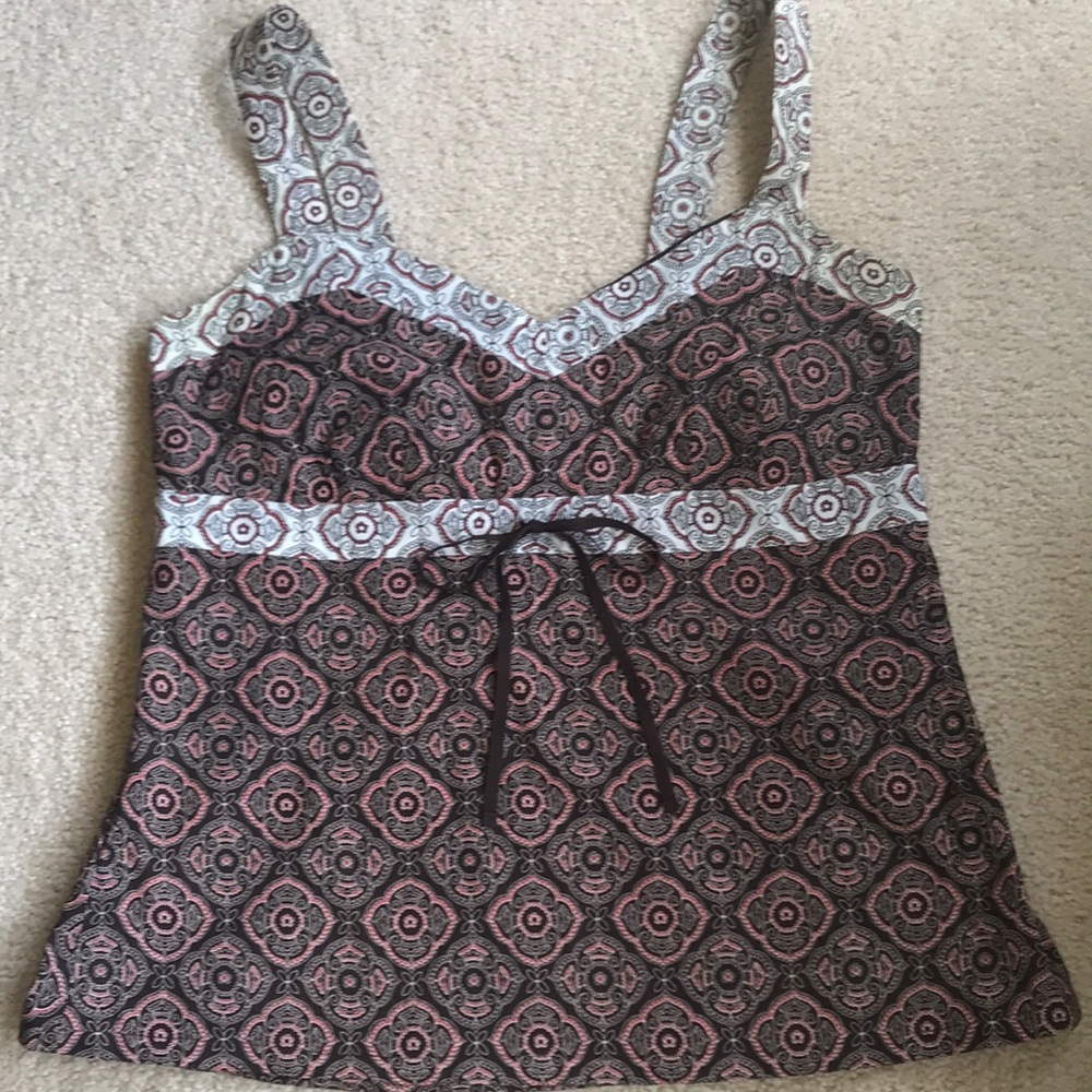 Ann Taylor LOFT brown cotton cami -Size 6
